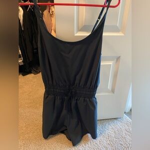 Lounge scoop neck romper